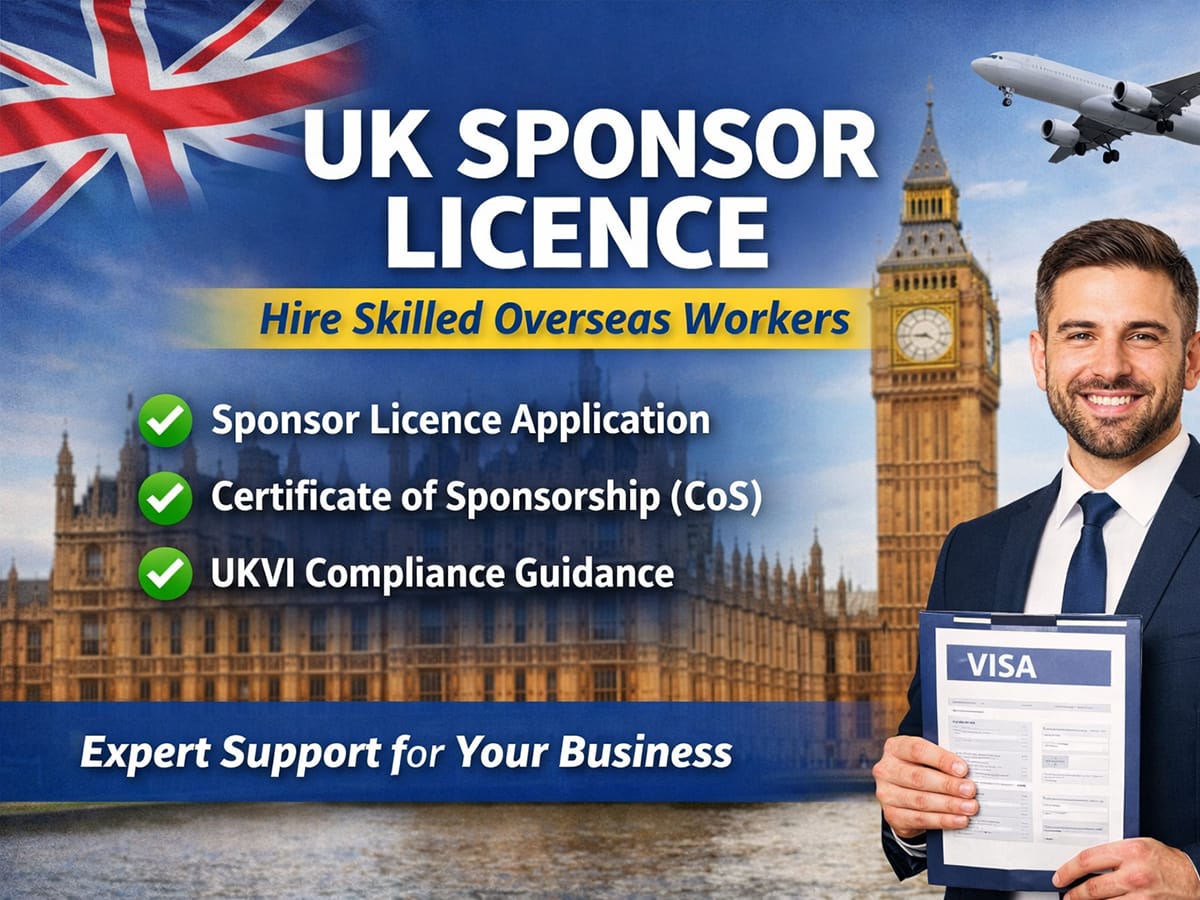 UK Sponsor Licence Application & CoS Support for Businesses (A–Z Guidance)