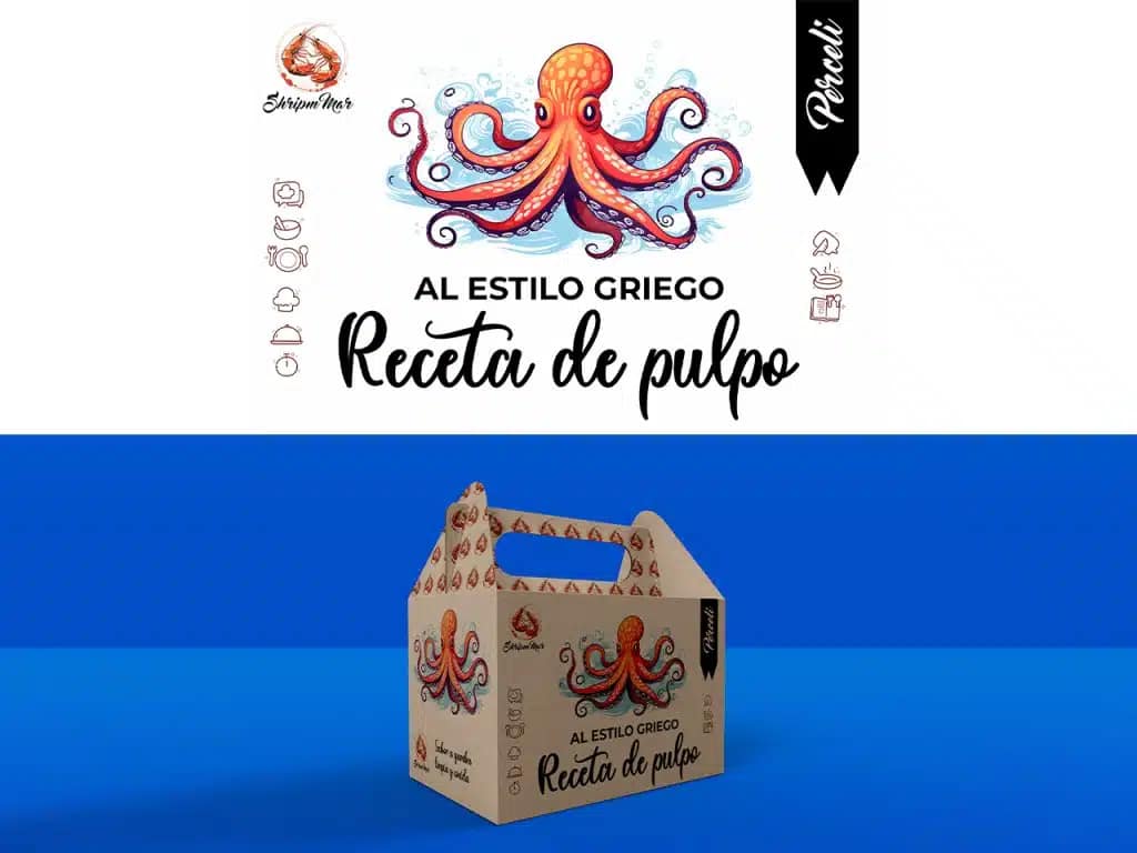 Get professional label and packaging for your product including print-ready file service octopas