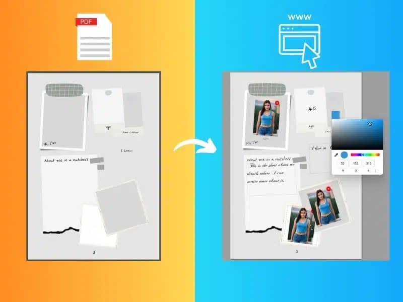 Get Custom editable pdf or fillable pdf for your book or forms